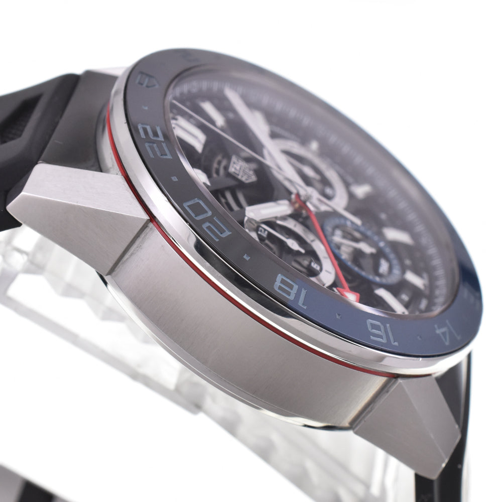 with paper TAG HEUER Carrera CBG2A1Z.FT6157 Caliber Heuer 02 GMT black Dial Automatic Men's
 Watch J#145002