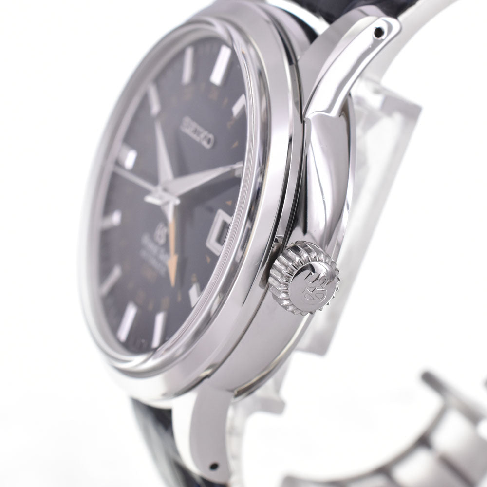 with paper SEIKO Grand Seiko Mechanical GMT 10th Anniversary SBGM031/9S66-00D0 Date Navy Dial Automatic Men's
 Watch I#145003