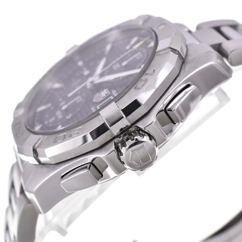 with paper TAG HEUER Aqua racer CAY2110.BA0925 black Dial Automatic Men's
 Watch J#145005