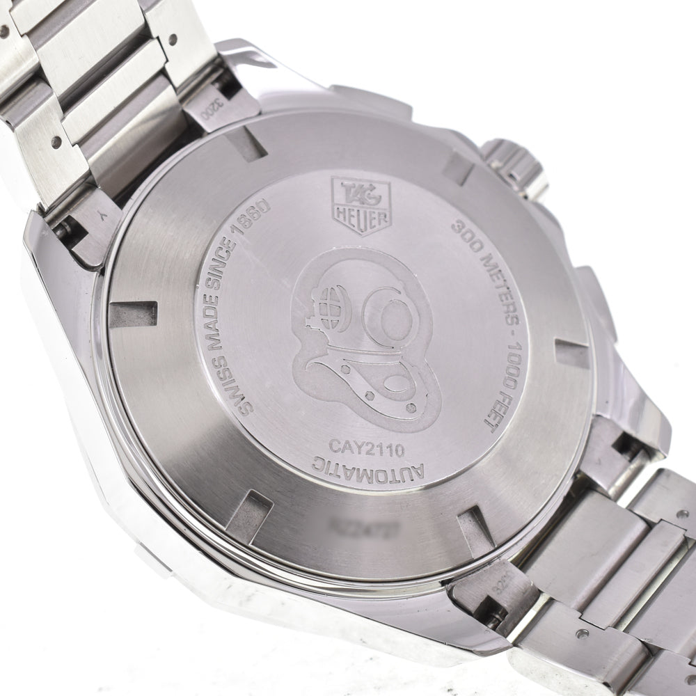 with paper TAG HEUER Aqua racer CAY2110.BA0925 black Dial Automatic Men's
 Watch J#145005