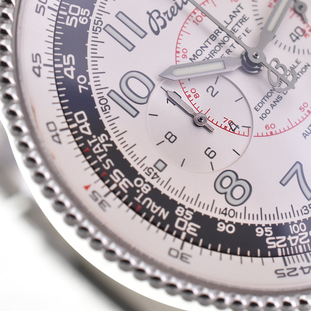 BREITLING Navitimer Montbrillant A35330 1903 Wright Brothers Centennial Silver Dial Automatic Men's
 Watch J#145006