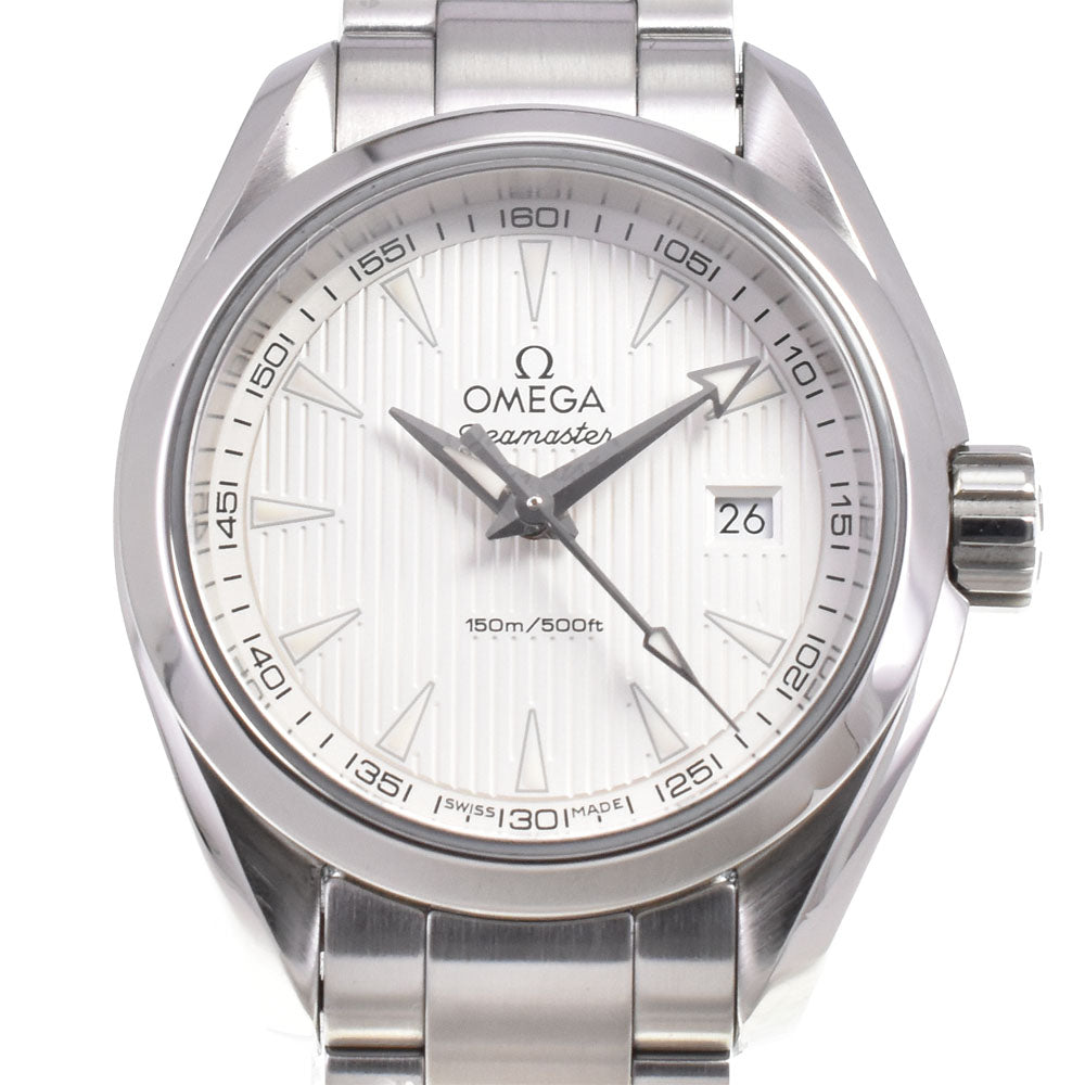 with paper OMEGA Seamaster Aqua Terra 231.10.30.60.02.001 Date Silver Dial Quartz Ladies
 Watch J#145009