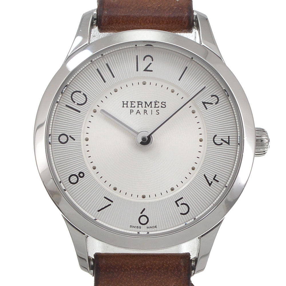 HERMES Slim du Hermes CA2.110 Silver Dial Quartz Ladies
 Watch I#145015