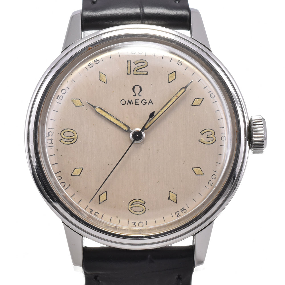 OMEGA vintage Silver Dial Hand Winding Men's
 Watch J#145020