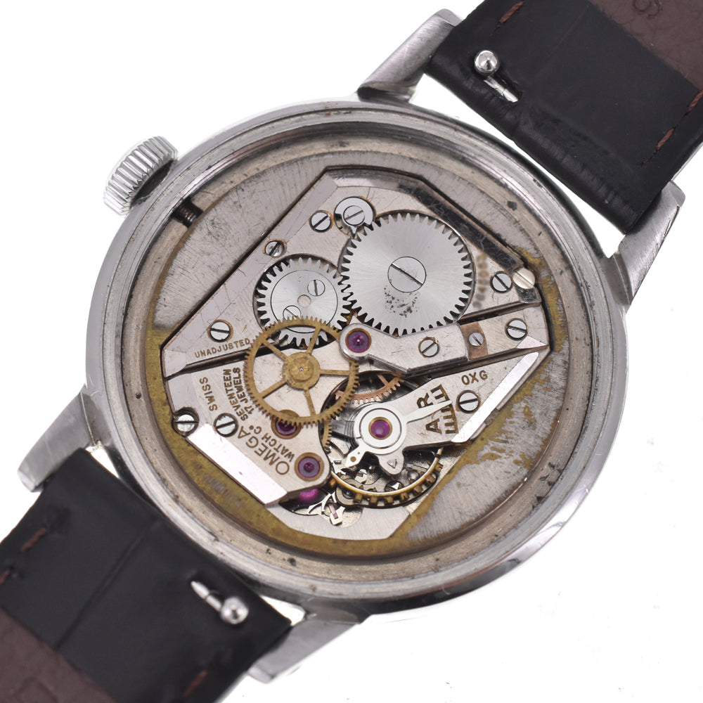 OMEGA vintage Silver Dial Hand Winding Men's
 Watch J#145020