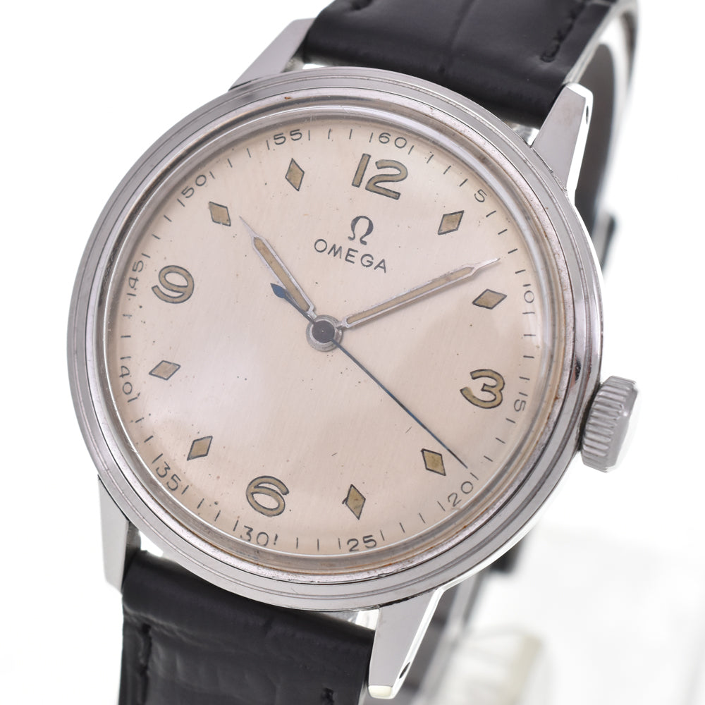 OMEGA vintage Silver Dial Hand Winding Men's
 Watch J#145020