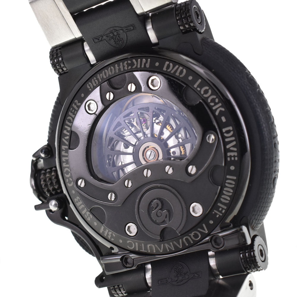 AQUANAUTIC King Sub Commander NK3H00496 Skull black Dial Automatic Men's
 Watch J#145023