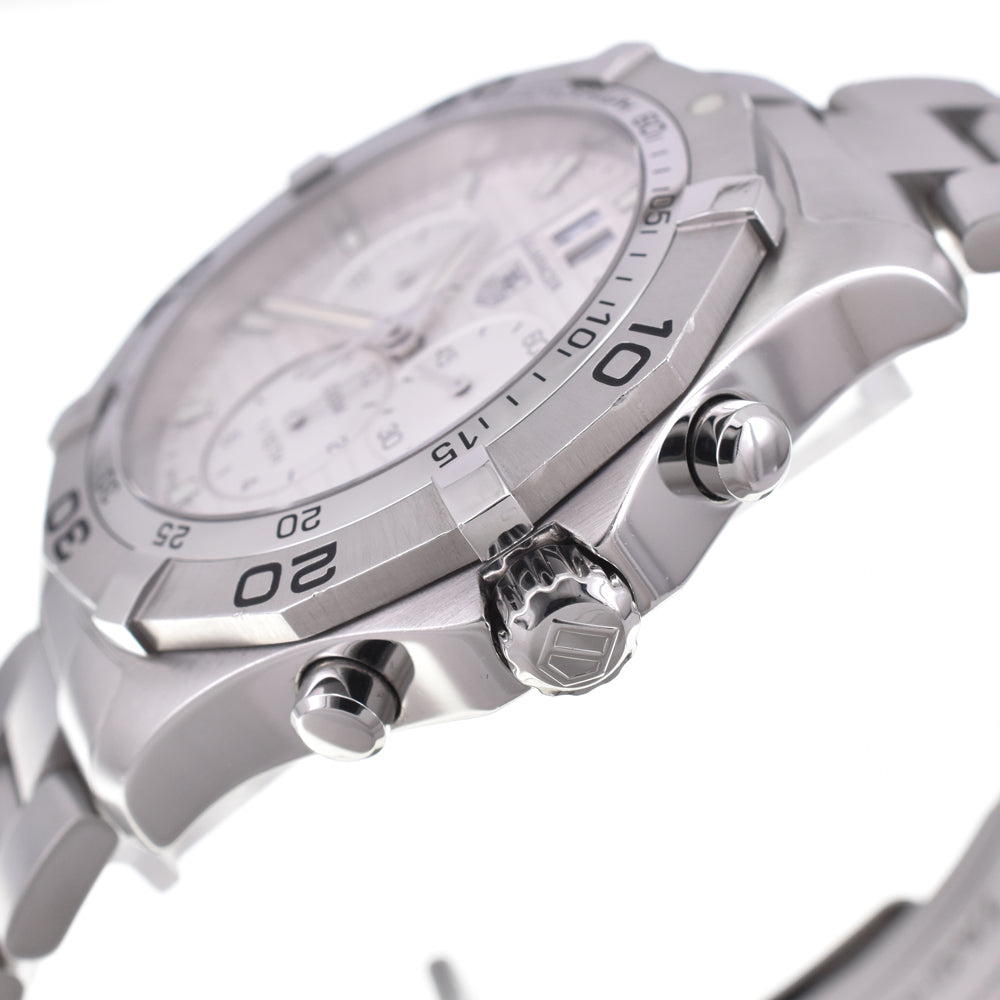 with paper TAG HEUER Aqua racer CAF101F.BA0821 Silver Dial Quartz Men's
 Watch J#145025