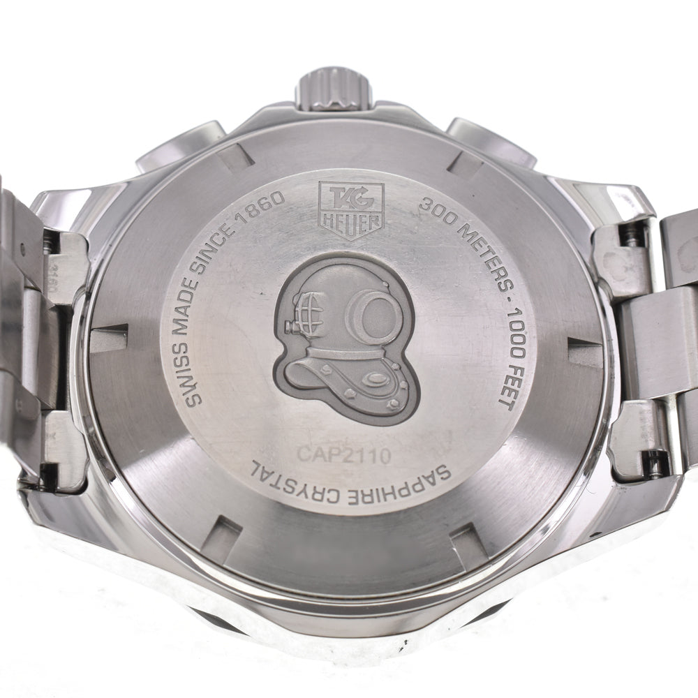 with paper TAG HEUER Aqua racer CAP2110.BA0833 black Dial Automatic Men's
 Watch J#145026