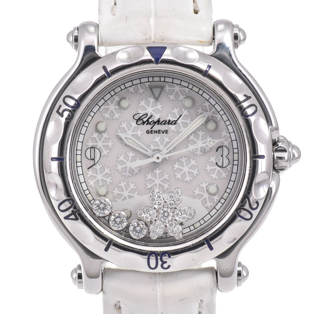 Chopard happy sports snowflake 27/8245-21 3P diamond Silver Dial Quartz Ladies
 Watch I#145028