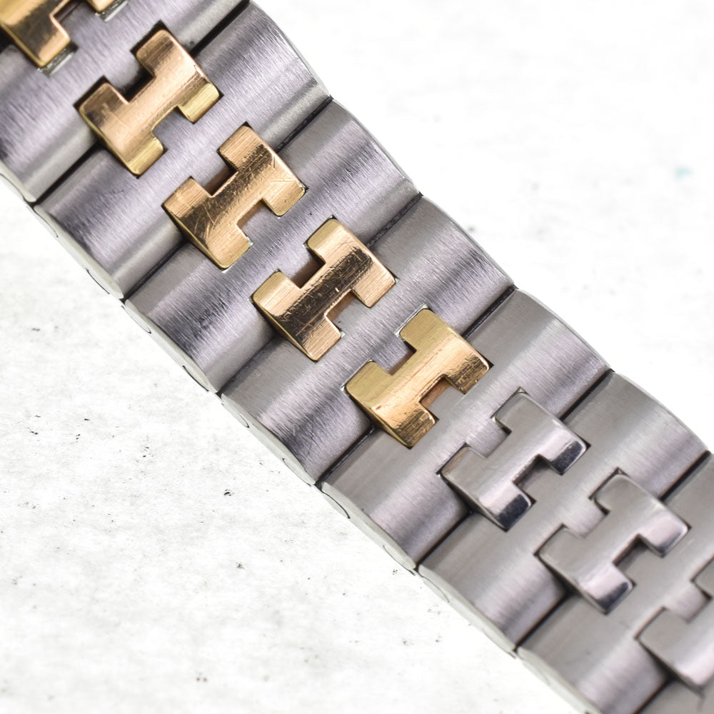 HERMES Captain Nemo Stainless Steel/Gold Plated Ivory Dial Quartz Ladies
 Watch J#145029