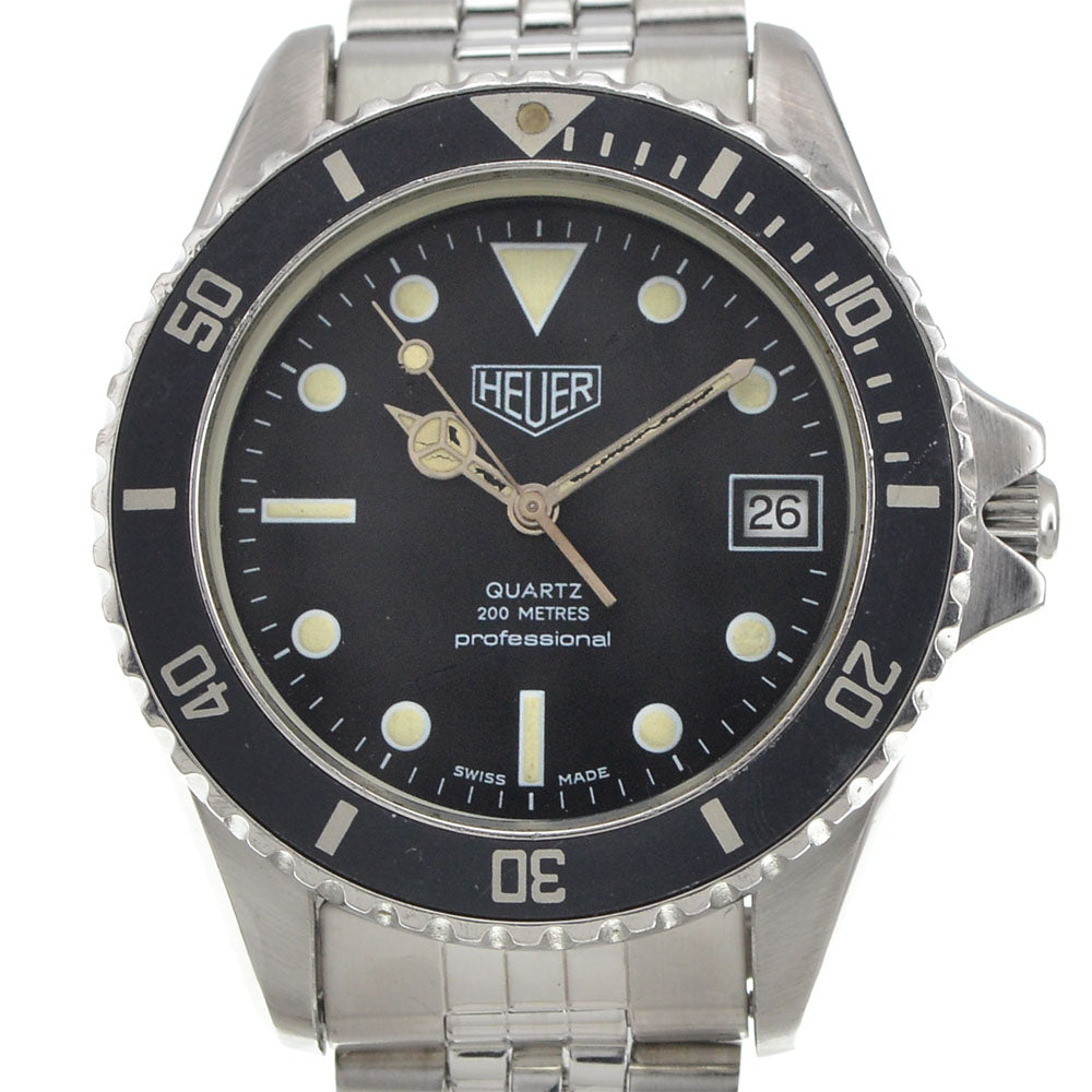 TAG HEUER 1000 Series Professional 200m 980.013 black Dial Quartz Men's
 Watch J#145030