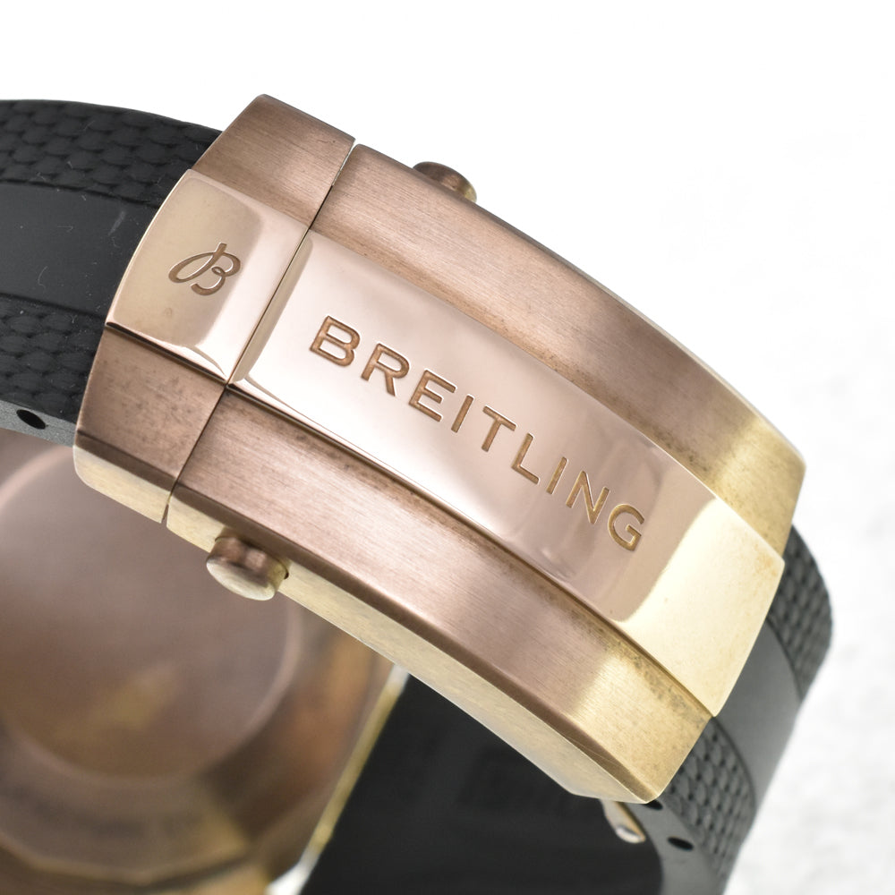 with paper BREITLING Super Ocean Automatic 42 N17375 bronze khaki Dial Automatic Men's
 Watch J#145031