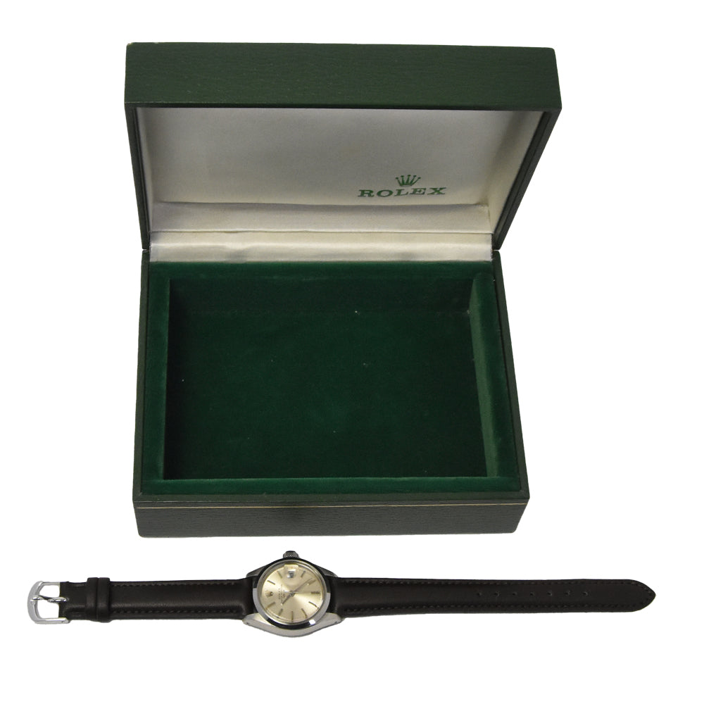 ROLEX Oyster Perpetual Date 6916 vintage Cal.2030 Silver Dial Automatic Ladies
 Watch J#145032