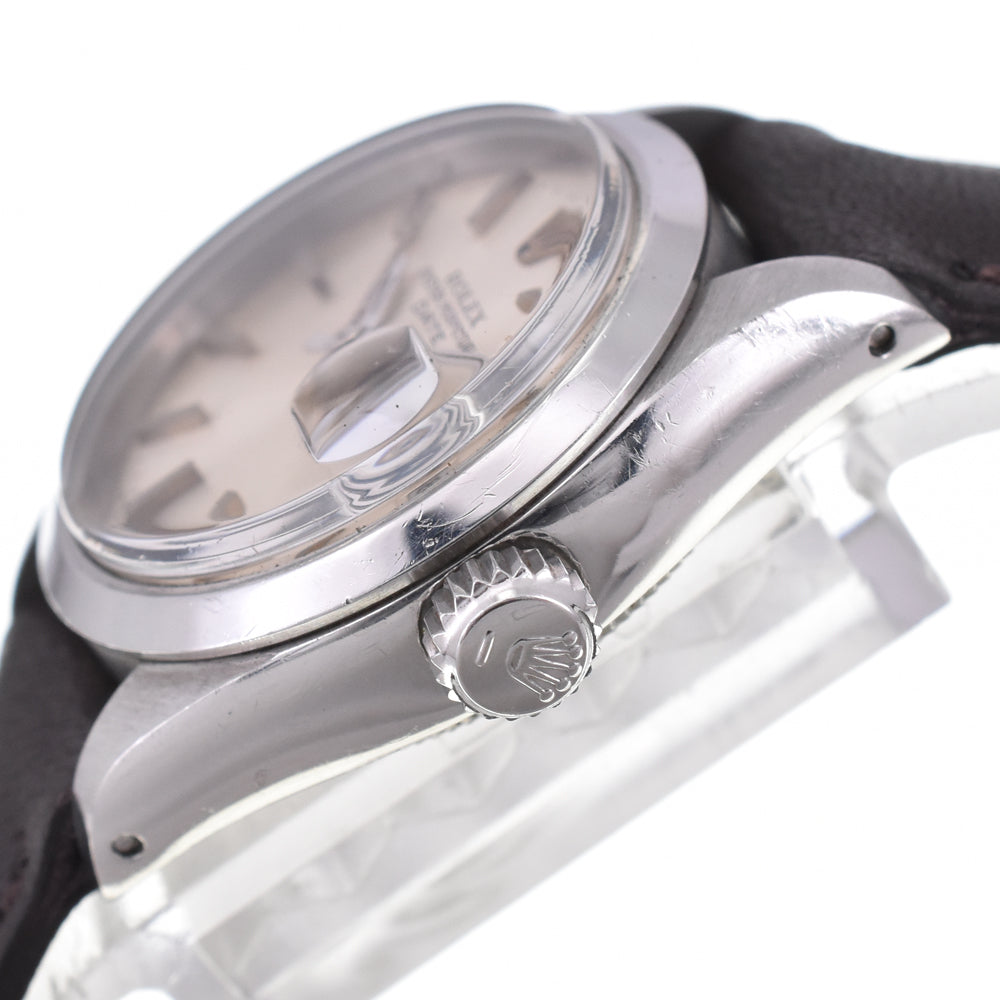 ROLEX Oyster Perpetual Date 6916 vintage Cal.2030 Silver Dial Automatic Ladies
 Watch J#145032