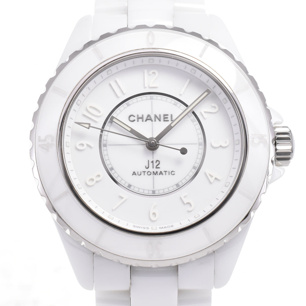 with paper CHANEL J12 phantom H6186 white Dial Automatic Men's
 Watch J#145033