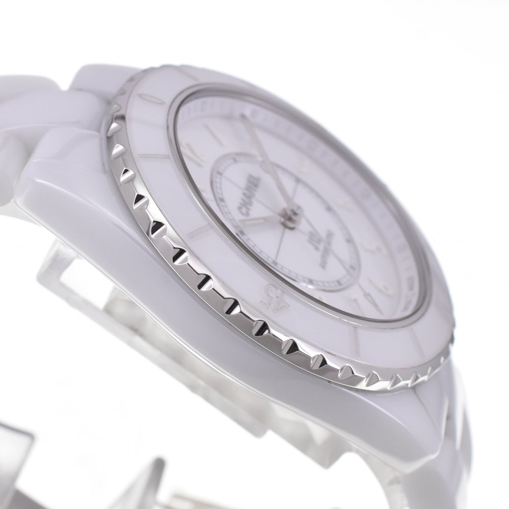 with paper CHANEL J12 phantom H6186 white Dial Automatic Men's
 Watch J#145033