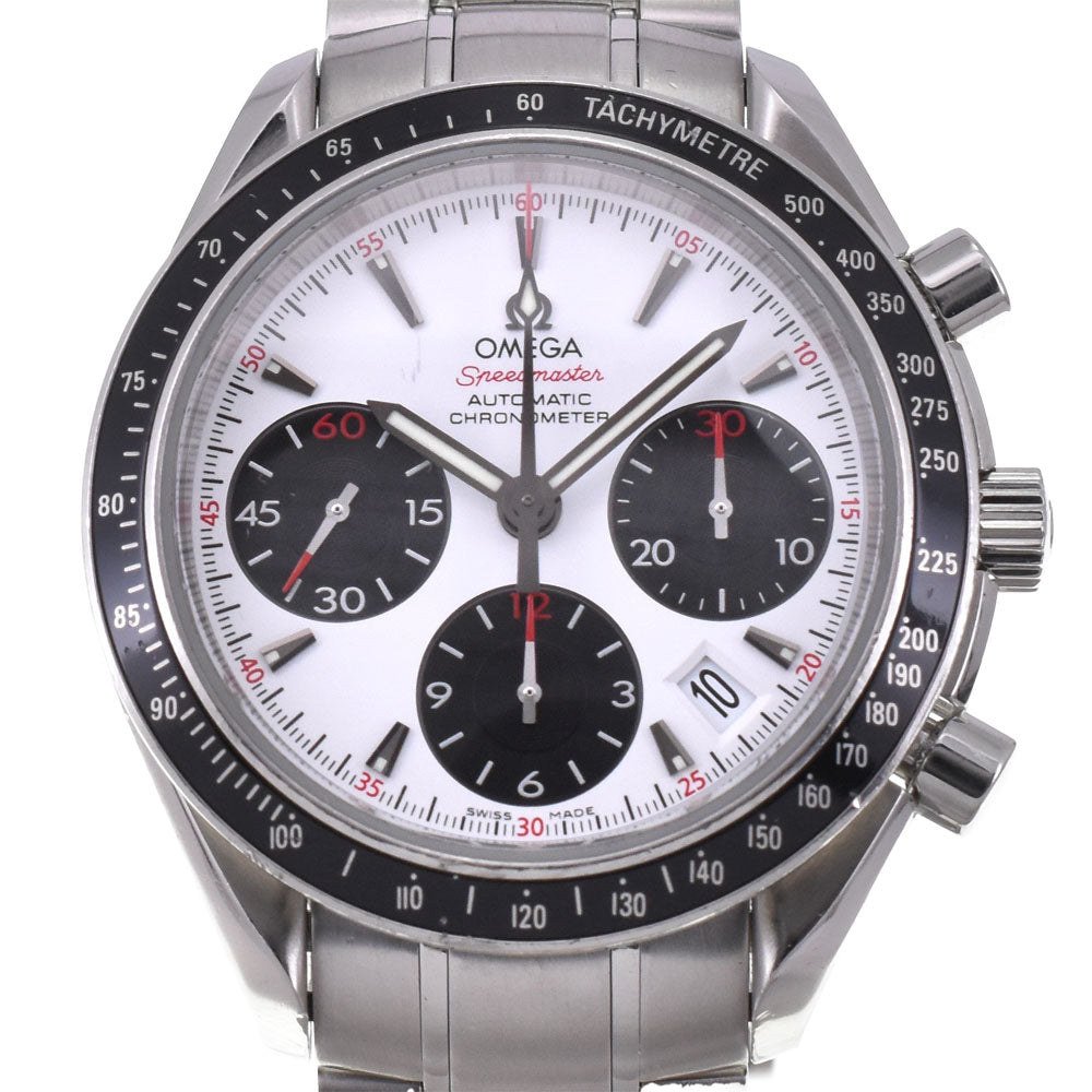with paper OMEGA Speedmaster 323.30.40.40.04.001 Date Chronograph white Dial Automatic Men's
 Watch I#145037