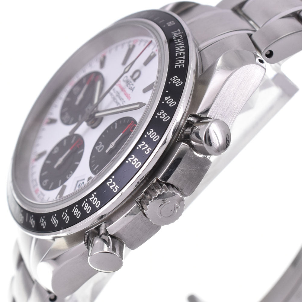 with paper OMEGA Speedmaster 323.30.40.40.04.001 Date Chronograph white Dial Automatic Men's
 Watch I#145037