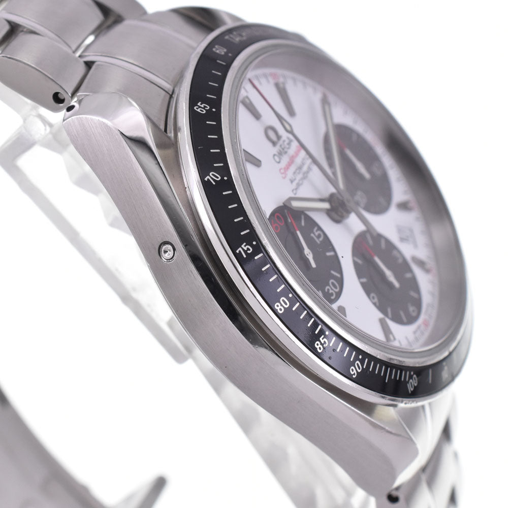 with paper OMEGA Speedmaster 323.30.40.40.04.001 Date Chronograph white Dial Automatic Men's
 Watch I#145037
