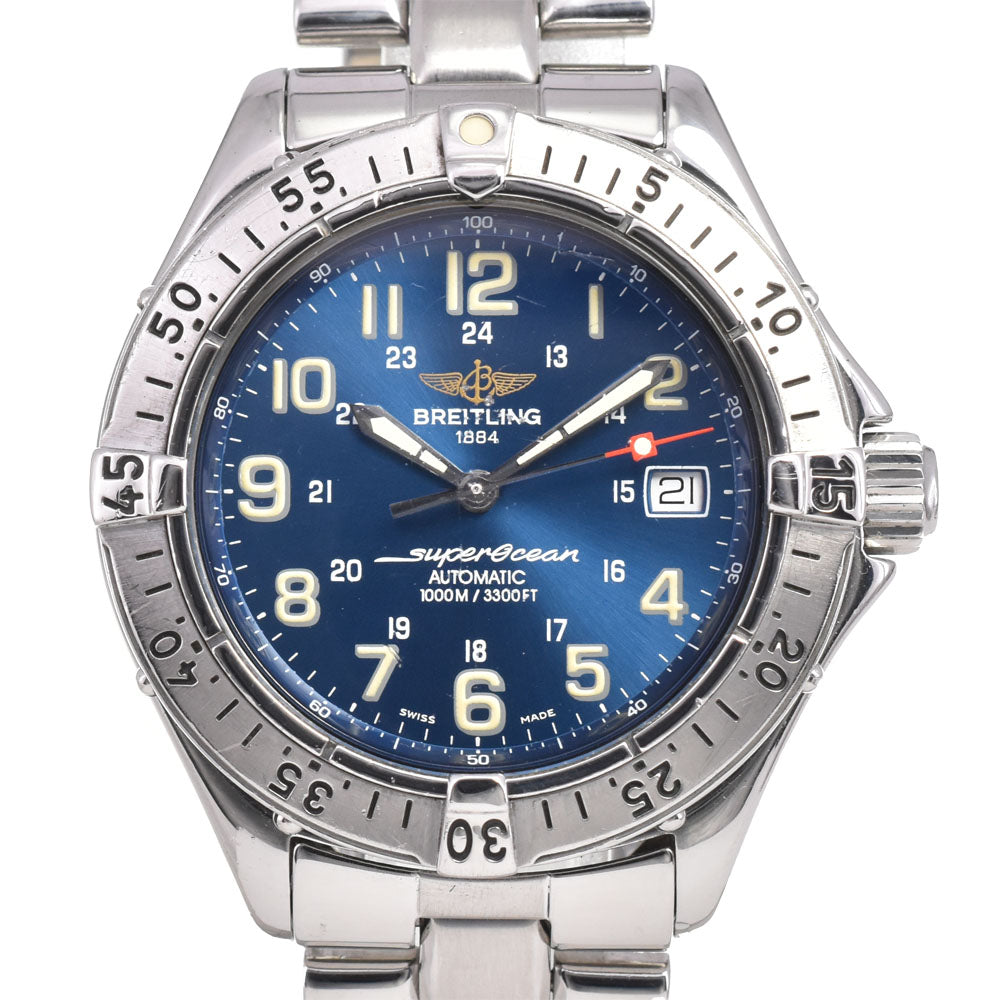 BREITLING Super Ocean A17040 Date Navy Dial Automatic Men's
 Watch J#145041