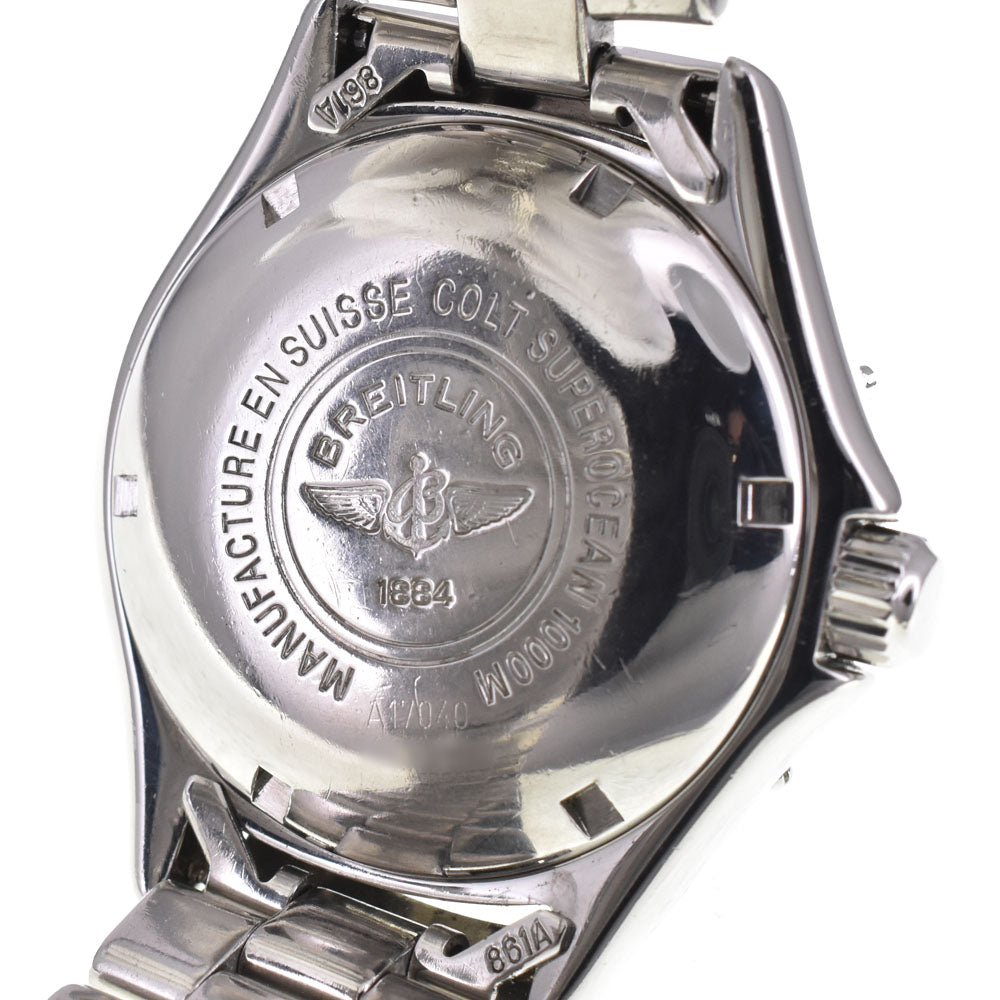 BREITLING Super Ocean A17040 Date Navy Dial Automatic Men's
 Watch J#145041