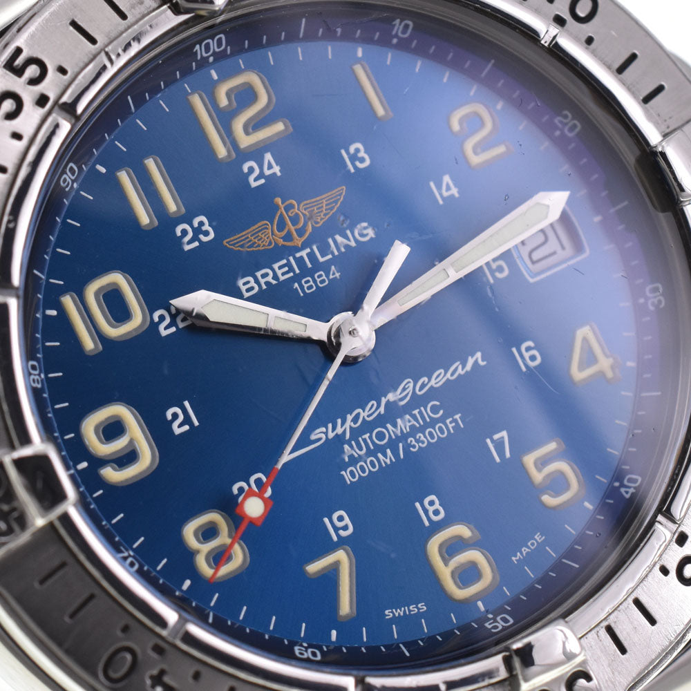 BREITLING Super Ocean A17040 Date Navy Dial Automatic Men's
 Watch J#145041