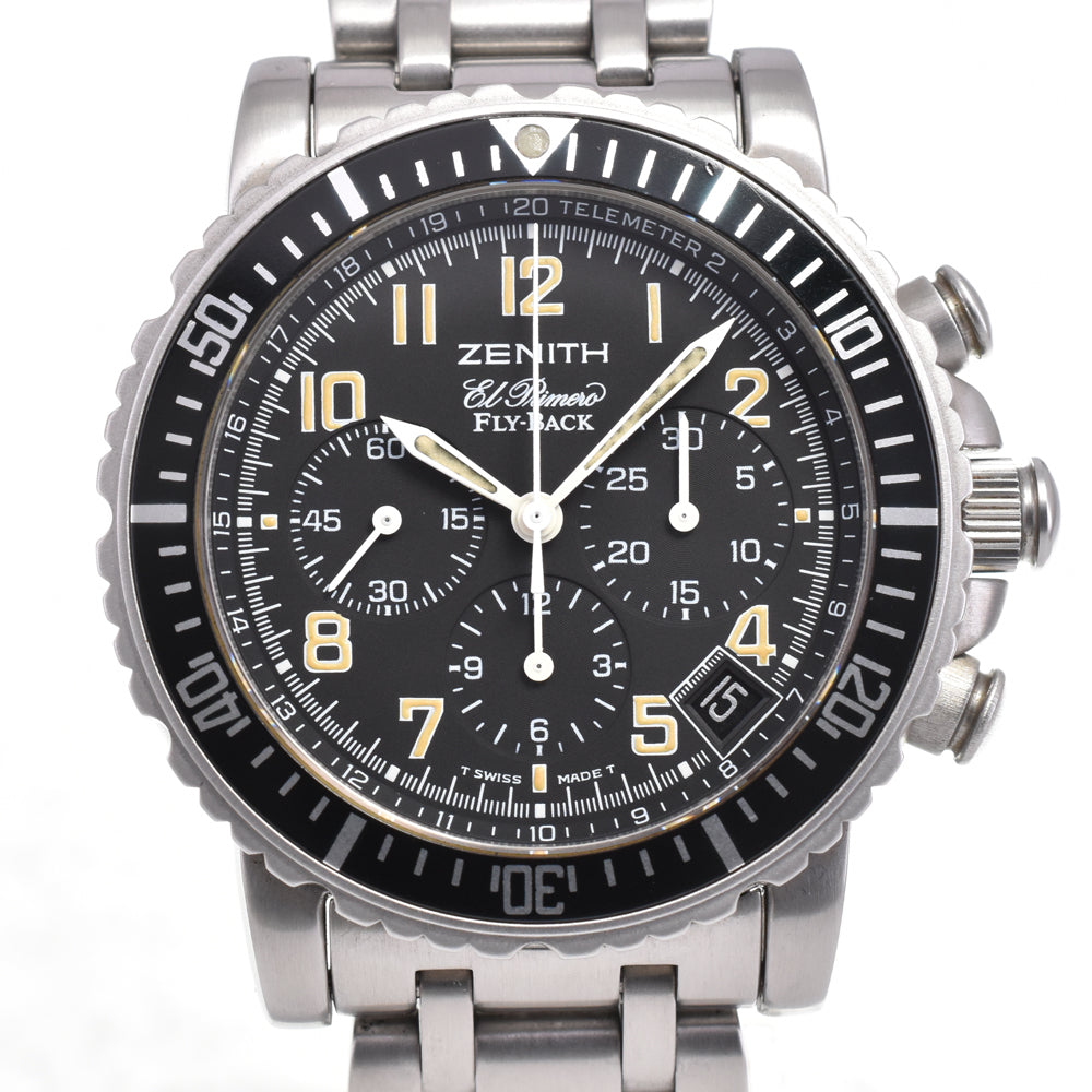 ZENITH Rainbow Flyback El Primero 01/02.0470.405 black Dial Automatic Men's
 Watch K#145049