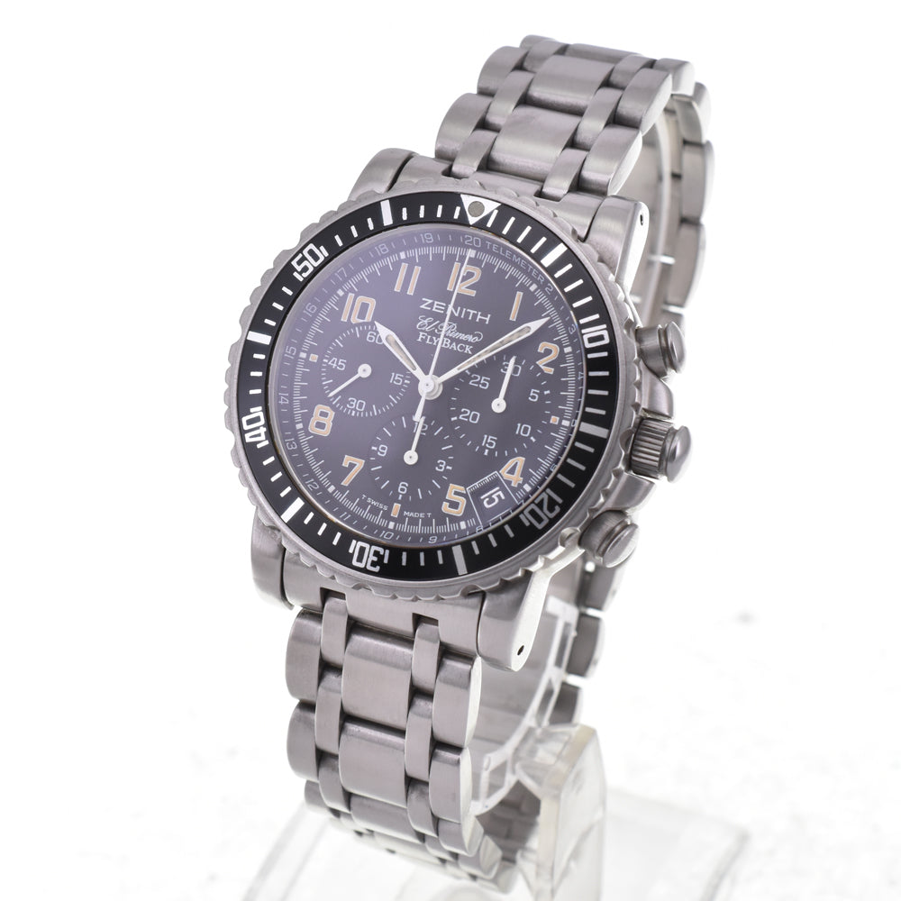 ZENITH Rainbow Flyback El Primero 01/02.0470.405 black Dial