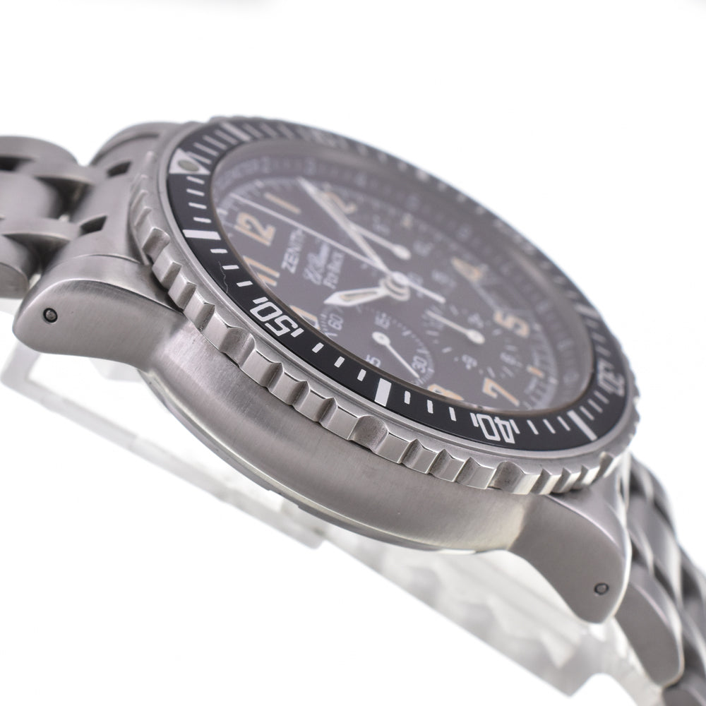 ZENITH Rainbow Flyback El Primero 01/02.0470.405 black Dial Automatic Men's
 Watch K#145049