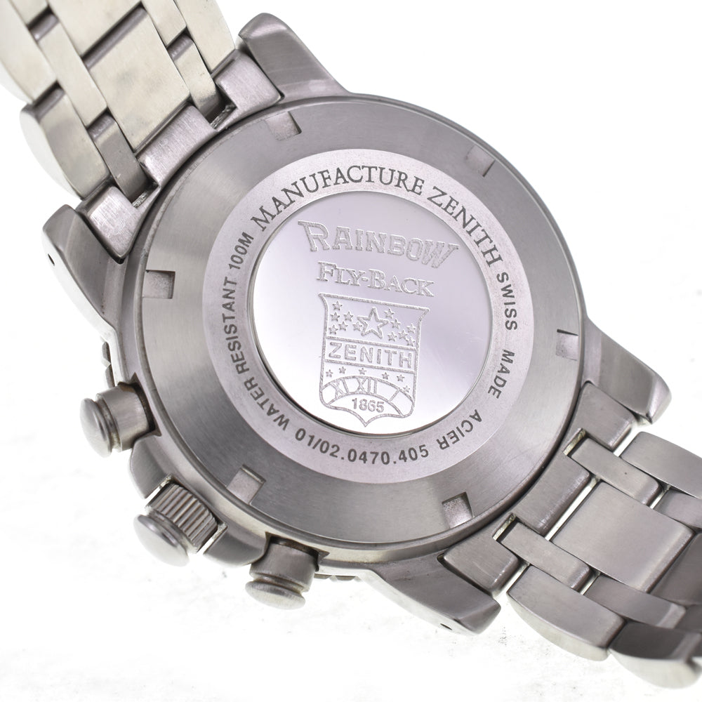 ZENITH Rainbow Flyback El Primero 01/02.0470.405 black Dial Automatic Men's
 Watch K#145049