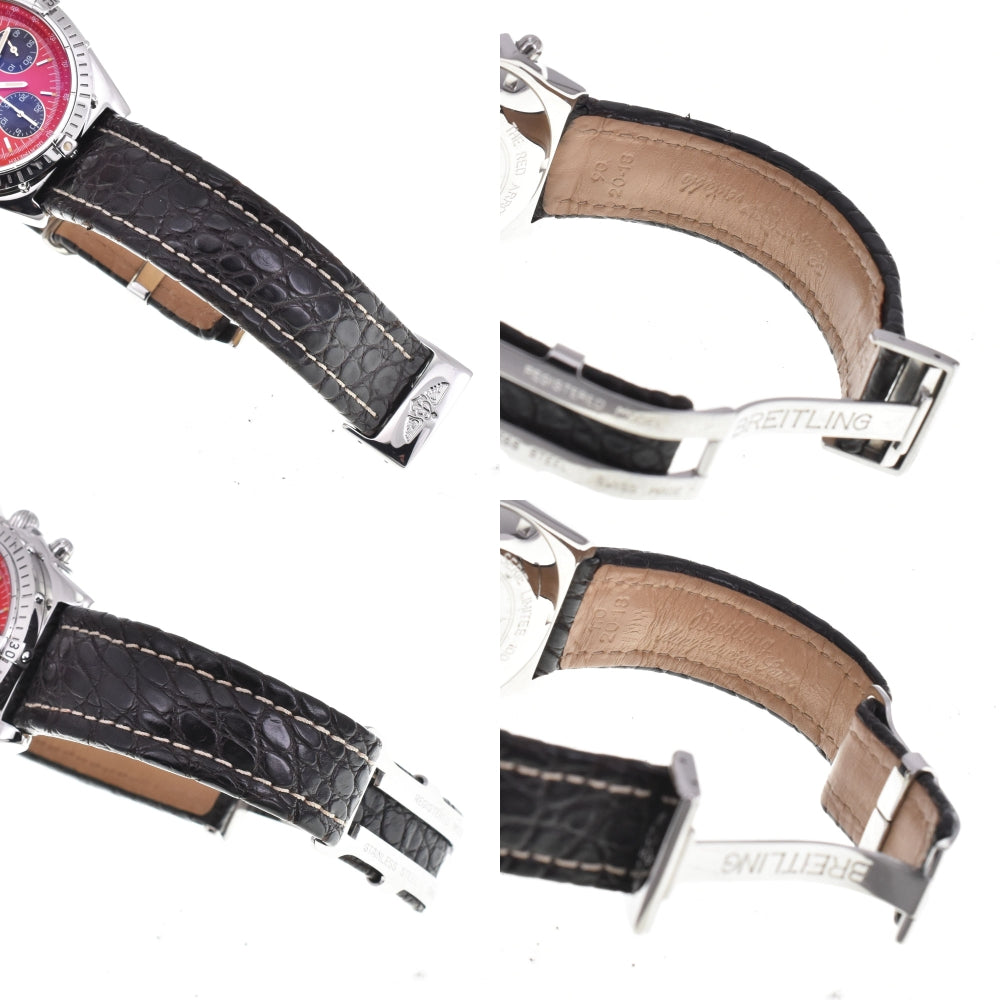 BREITLING Chronomat Red Arrows A13050.1 Date Red Dial Automatic Men's
 Watch J#145053