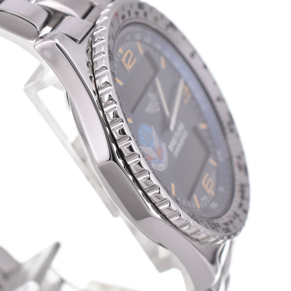 BREITLING Chrono space A56012.1 Digiana blue Dial Quartz Men's
 Watch M#145055