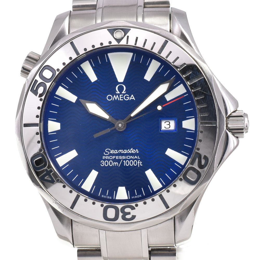 OMEGA Seamaster Professional 300M 2265.80 Date blue Dial Quartz Men's
 Watch K#145056