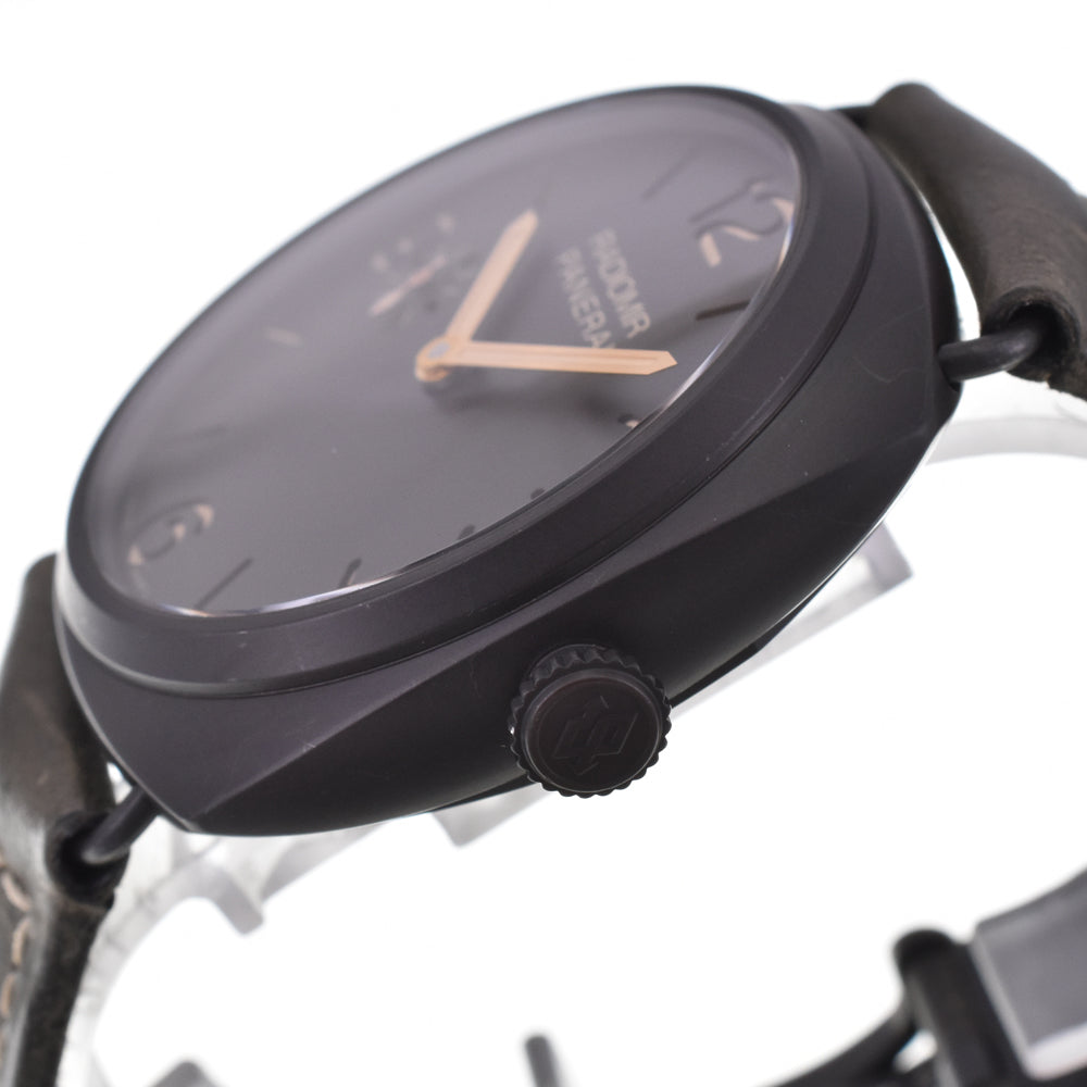 with paper PANERAI Radiomir Composite 3 Days PAM00504 black Dial Hand Winding Men's
 Watch I#145057