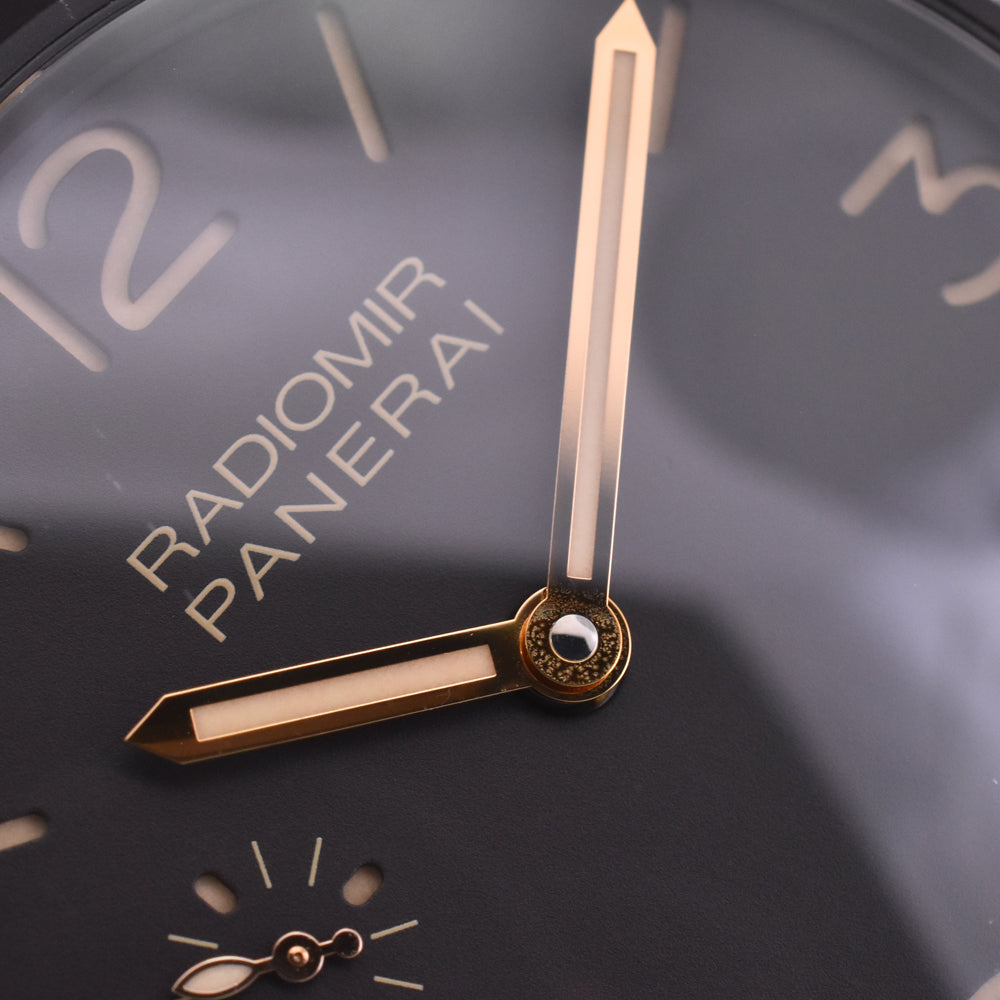 with paper PANERAI Radiomir Composite 3 Days PAM00504 black Dial Hand Winding Men's
 Watch I#145057