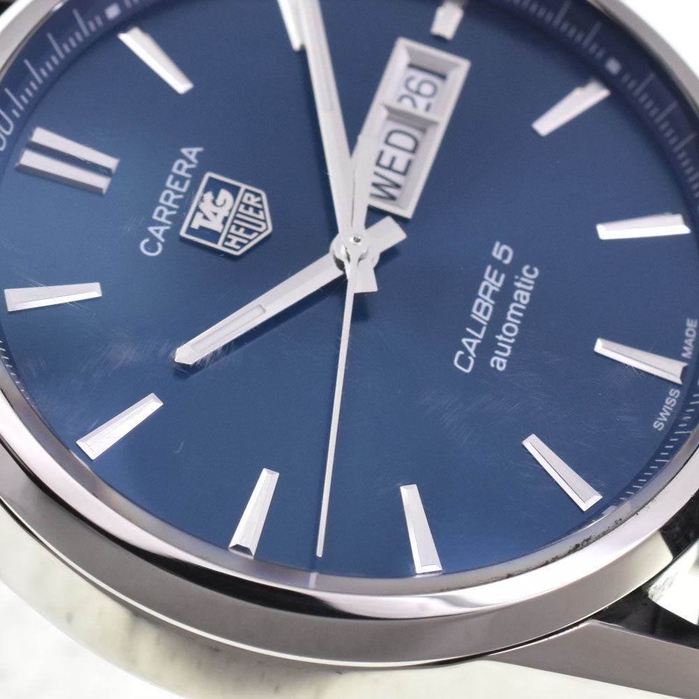 with paper TAG HEUER Carrera WAR201E Caliber 5 blue Dial Automatic Men's
 Watch I#145062