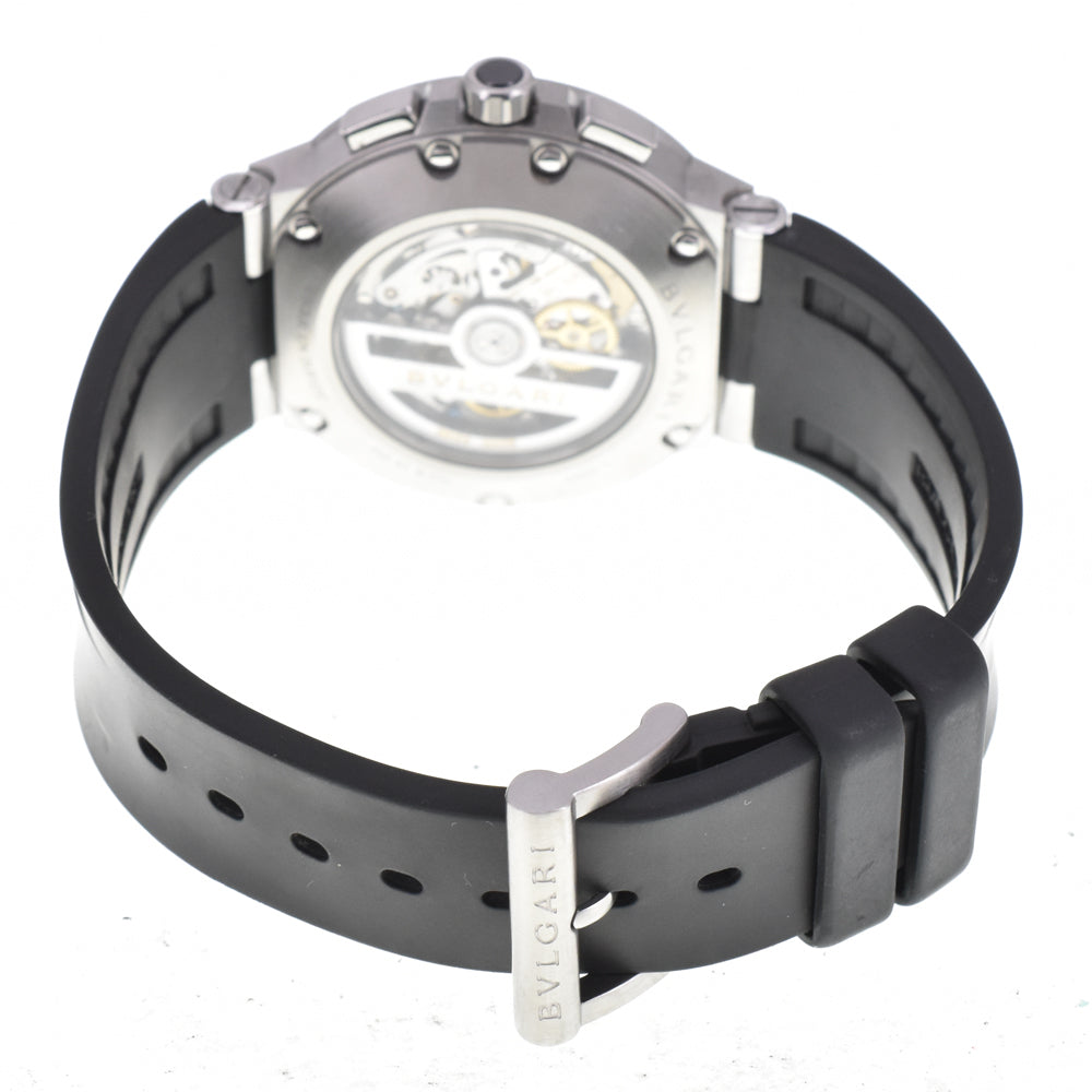 with paper BVLGARI Diagono DG41SCH black Dial Automatic Men's
 Watch M#145063