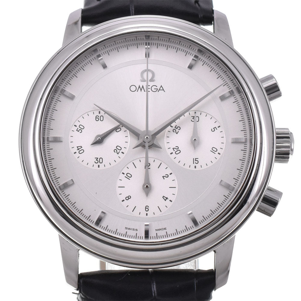 OMEGA De Ville Prestige 4840.31 Chronograph Silver Dial Hand Winding Men's
 Watch I#145064