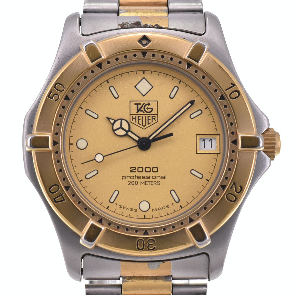 TAG HEUER Professional 2000 964.006 1.5 "date gold Dial Quartz Men's
 Watch M#145069