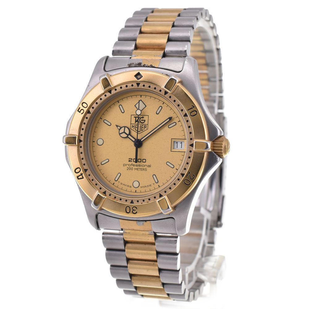 TAG HEUER Professional 2000 964.006 1.5 "date gold Dial Quartz Men's
 Watch M#145069