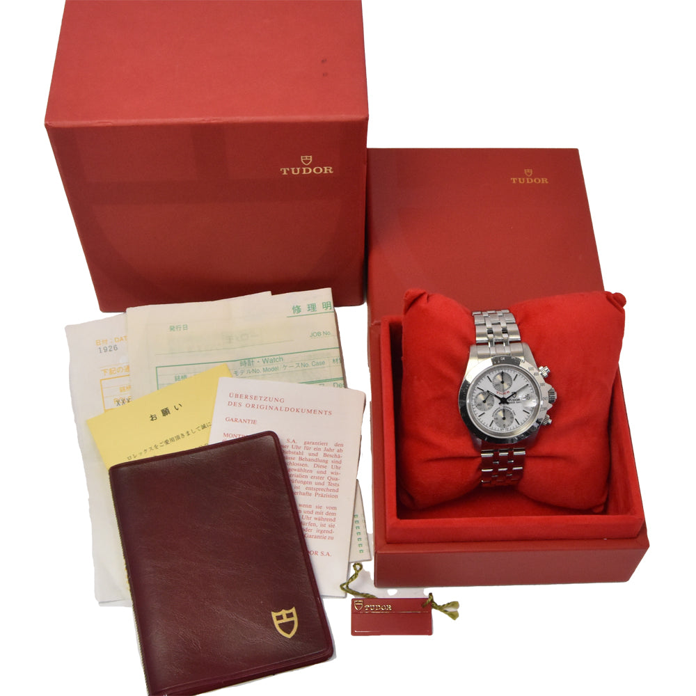TUDOR Chrono time 79280 Chronograph Date white Dial Automatic Men's
 Watch J#145073