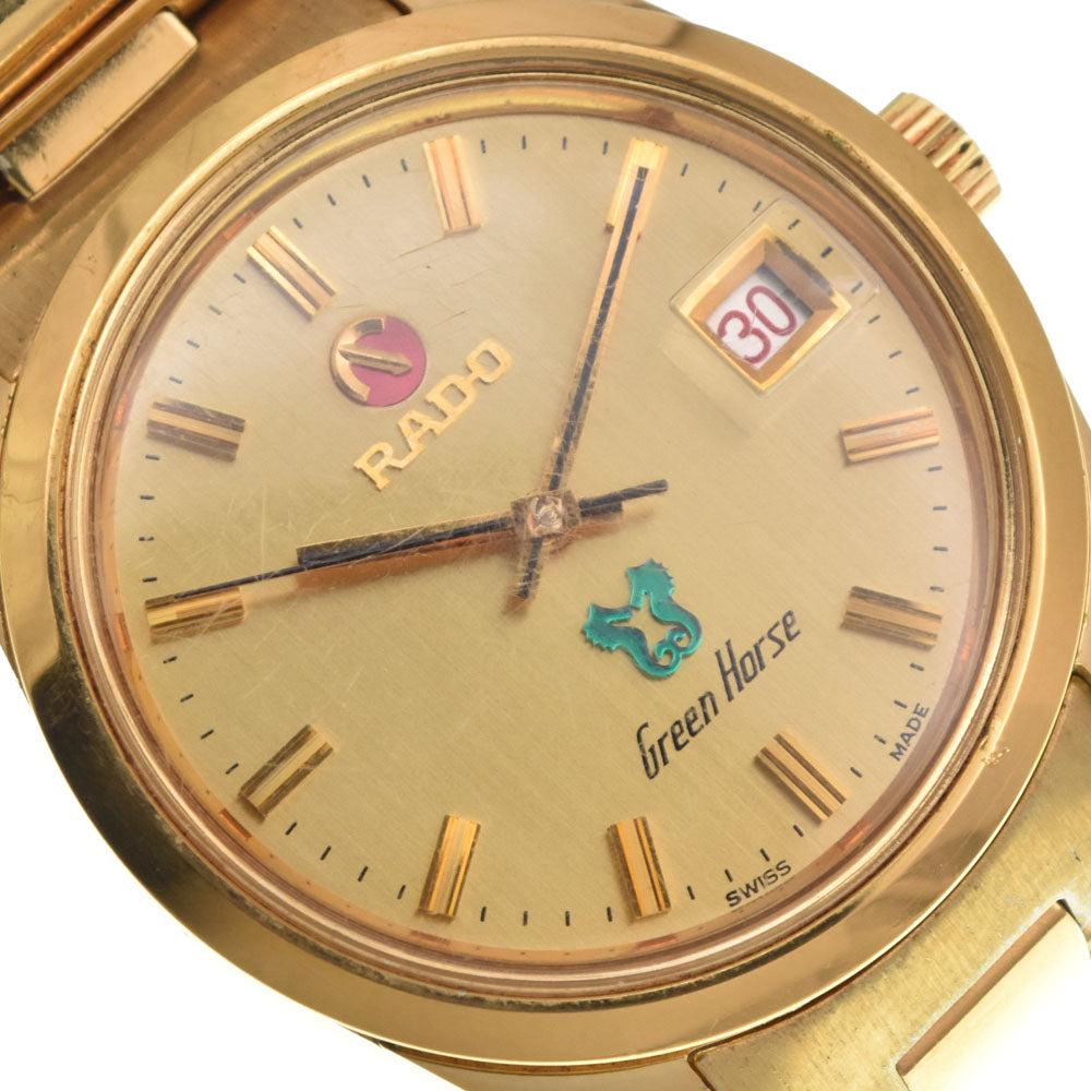 RADO Green horse 11658 Date Stainless Steel/Gold Plated gold Dial Automatic Men's
 Watch M#145078