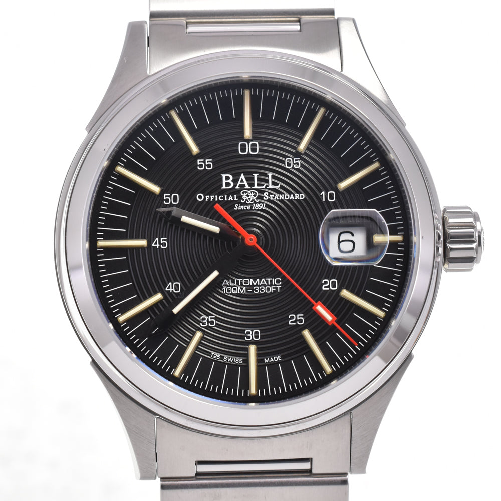 with paper BALLWATCH Stokeman Nightbreaker NM2188C-S12J-BK2 Date black Dial Automatic Men's
 Watch J#145081