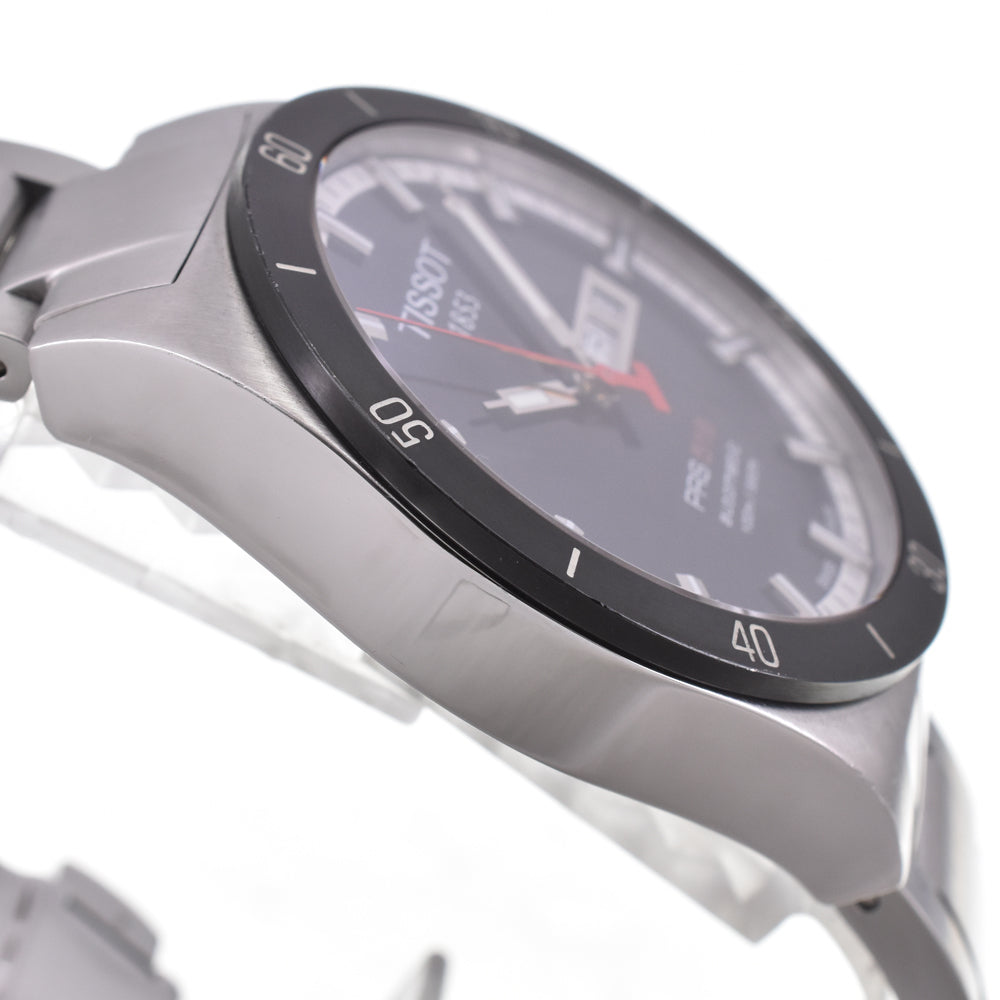 with paper TISSOT T Sport PRS 516 T044430A blue Dial Automatic Men's
 Watch J#145082