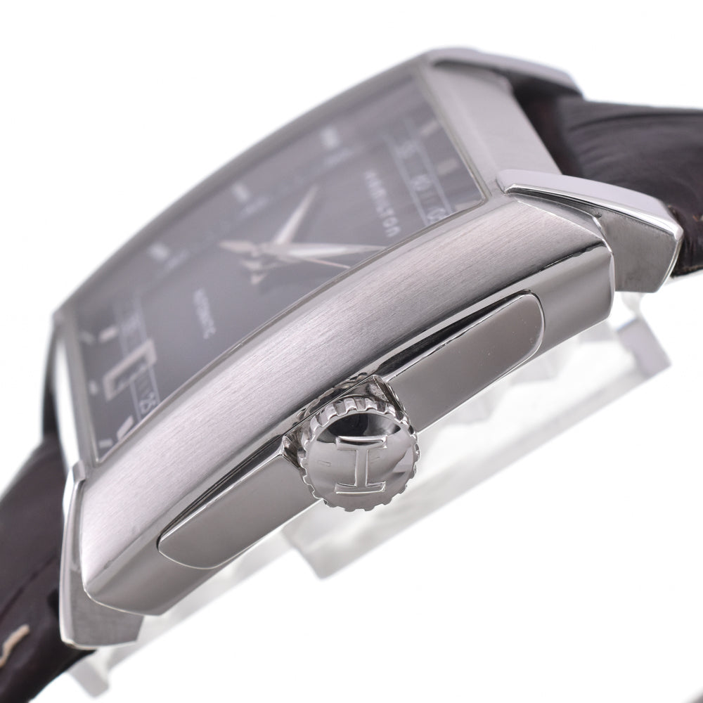 HAMILTON Torrent H304150 Date Calfskin Embossed black Dial Automatic Men's
 Watch J#145083