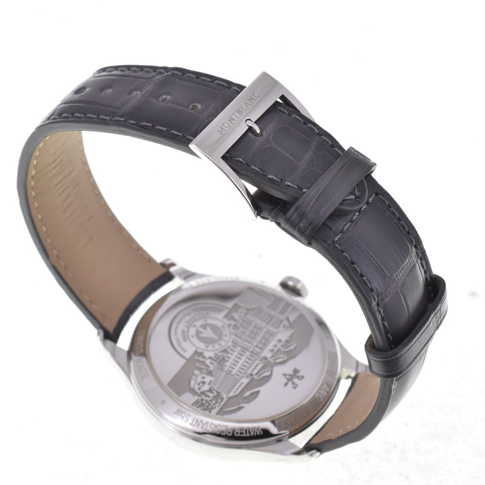 with paper MONTBLANC Heritage 119950 GMT salmon pink Dial Automatic Men's
 Watch I#145084