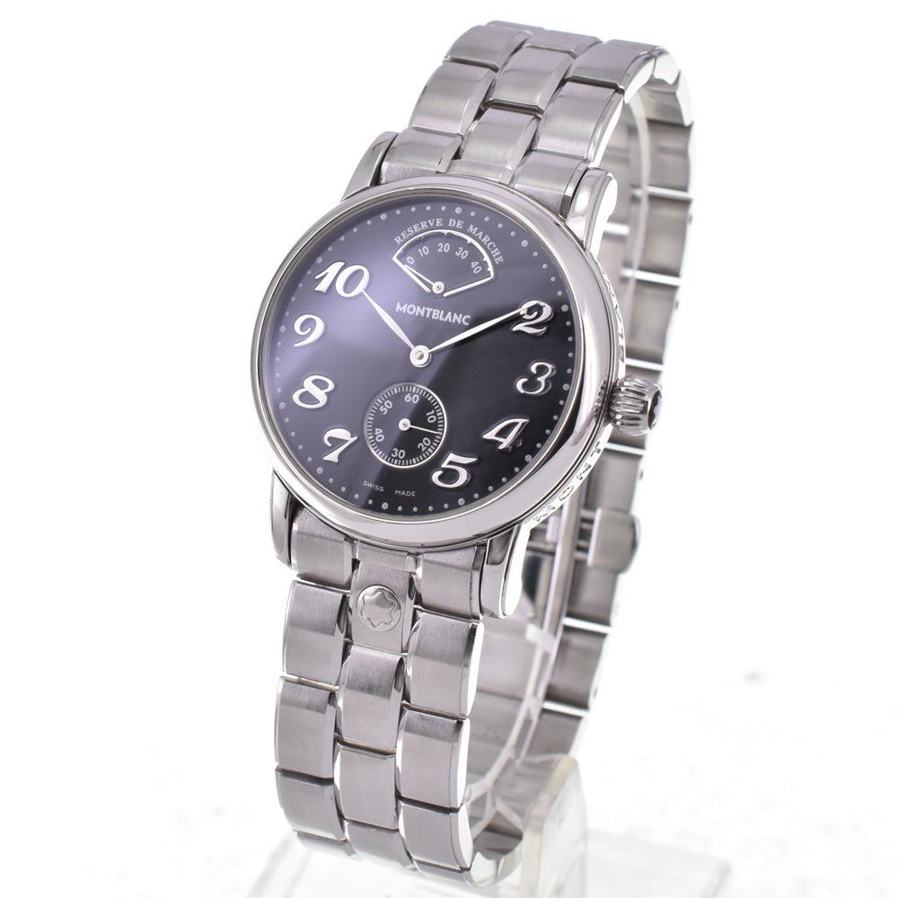 MONTBLANC Meistersteck 7017 Power reserve black Dial Hand Winding Men's
 Watch K#145085