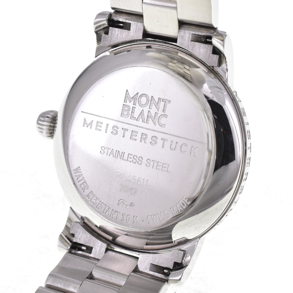 MONTBLANC Meistersteck 7017 Power reserve black Dial Hand Winding Men's
 Watch K#145085