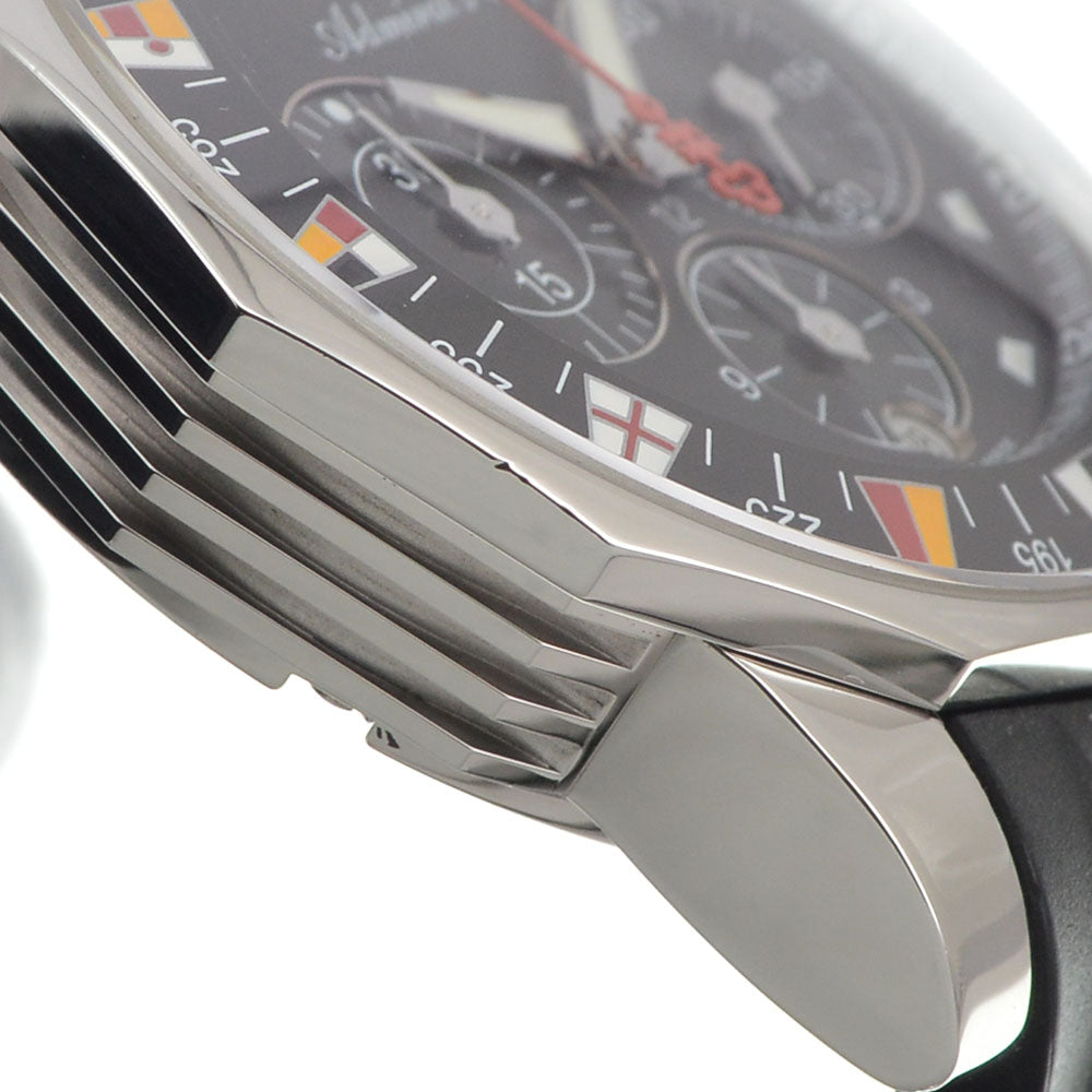 with paper CORUM Admirals cup 985.641.20/F371 AN41 Date black Dial Automatic Men's
 Watch J#145089